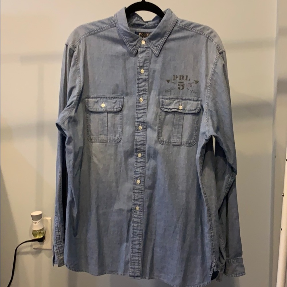 Polo Ralph Lauren Denim Button Up Shirt XL